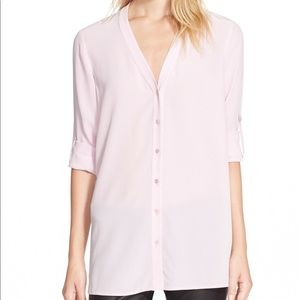 Vince Lilac silk blouse XS